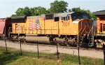 UP 3829 on BNSF grain train